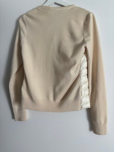 Moncler beige kofta, storlek S