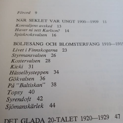 Svenska Schlager i urval av Fritz Gustaf (1900-1959)