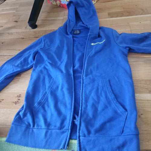 Champion blå hoodie, storlek X-LARGE