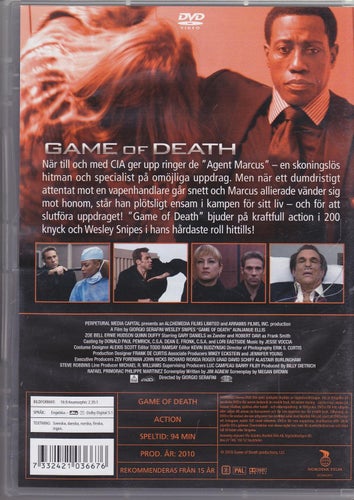 DVD / Game Of Death / Wesley Snipes, Zoe Bell, Robert Davi / Nyskick