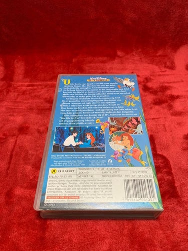 Den lilla Sjöjungfrun, VHS! (Svensksåld)