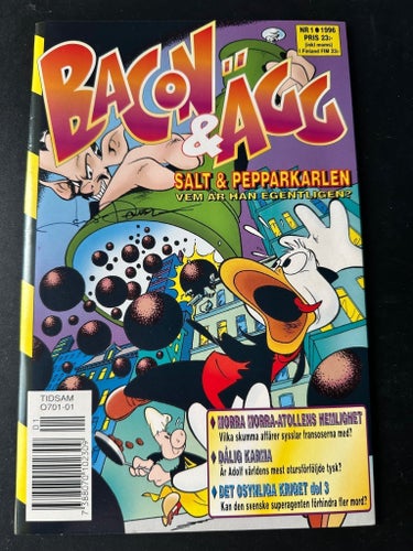 Bacon & Ägg Nr 1 1996, signerad