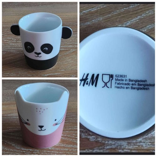 Barnmuggar från H&M i porslin - Nya