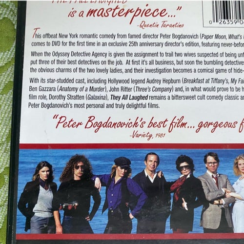 They All Laughed 1981 Bogdanovich, Stratton, Gazzara UTGÅTT
