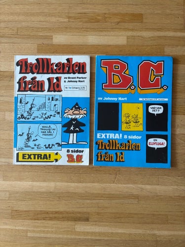 Trollkarlen från Id & B.C. av Johnny Hart, 1970-tal