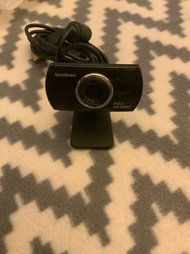 Sandstrøm Full HD 1080p USB-webbkamera – Testat & fungerar