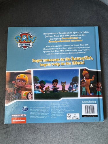 Bok - Natt på museet - Paw Patrol, 2021