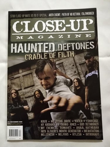 Close Up Magazine 2006 nr 87 Melvins Krux Romance Vader Arch Enemy Converge Kyle