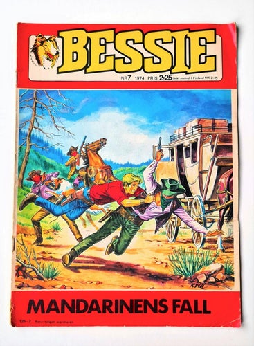 BESSIE 1974 nr 7 FN- Bra ex CENTERFÖRLAGET WESTERN ÄVENTYR