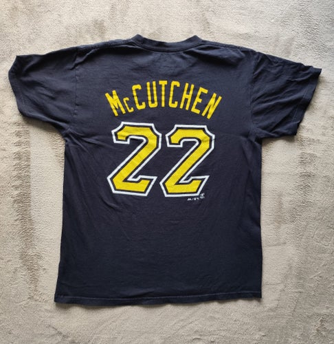 Majestic Pirates McCutchen svart t-shirt, storlek M