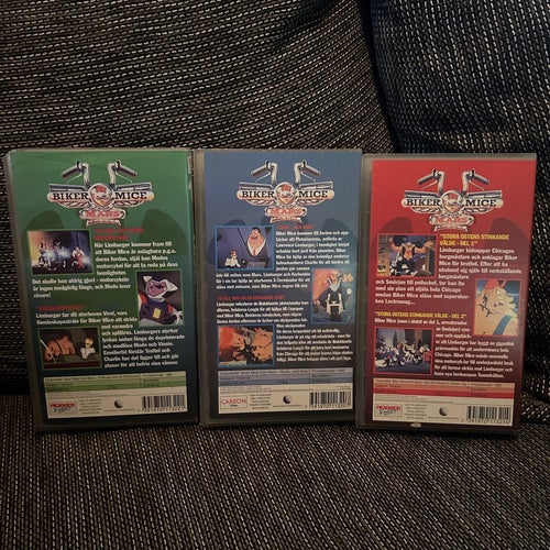 Biker Mice From Mars VHS - 3 filmer