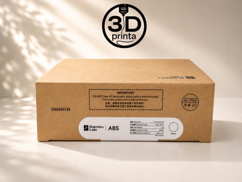 Bambu Lab ABS Filament White, 1.75mm 1kg, REFILL