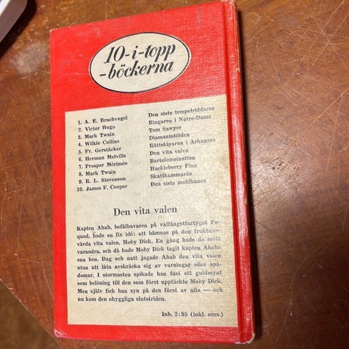 Den vita valen av Herman Melville, 1960