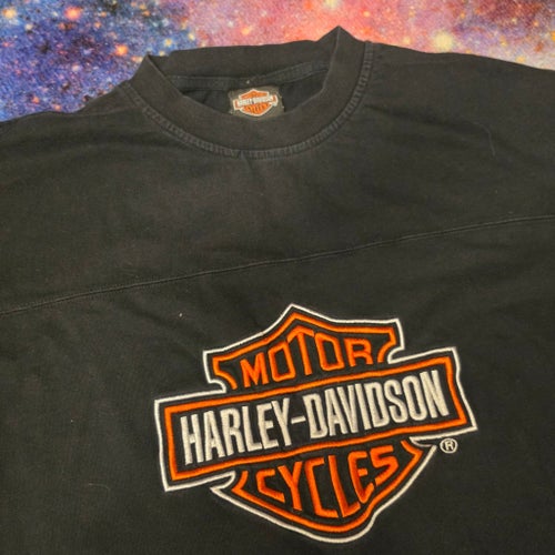 Harley-Davidson svart t-shirt, storlek L