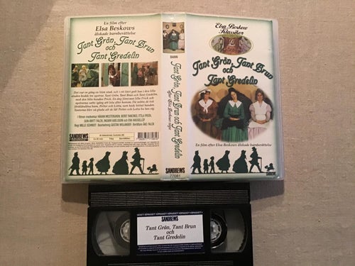 TANT GRÖN ,TANT BRUN OCH TANT GREDELIN VHS HÅKAN WESTERGREN,ITTLA FRODI mm