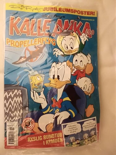 Kalle Anka & Co 2007 nr 46. inplastad. med leksak Propellerflyg