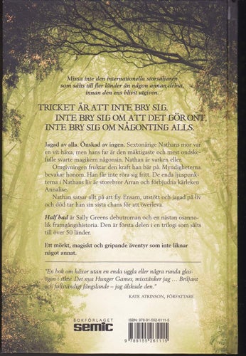 Sally Green / Half Bad 1: Ondskans Son / Kartonnage / Nära nyskick