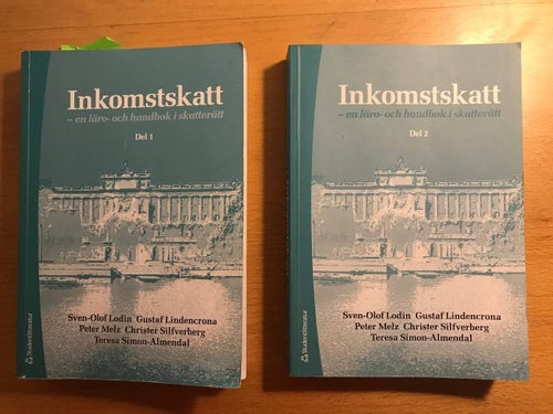 Inkomstskatt - en läro- och handbok i skatterätt Del 1 & 2, Sven-Olof Lodin