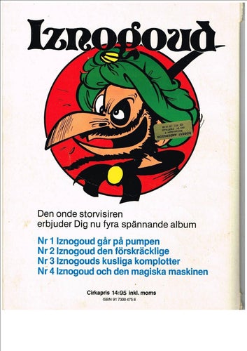 1 album + 5 serietidningar: Iznogoud Träff Bamse Gnutten Veronica Ernie