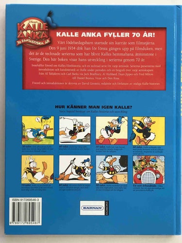 Kalle Anka - 70 fantastiska år. NM med pren.kupong