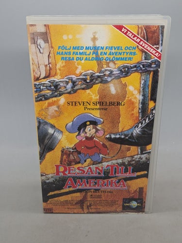 Fievel Resan till Amerika - Svenskt tal - VHS
