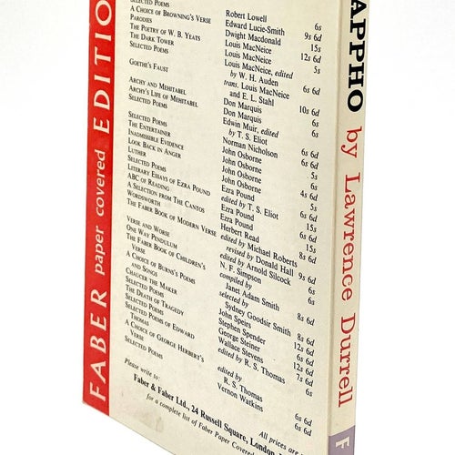 Sapho av Lawrence Durell
