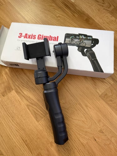 3-axlig Gimbal för smartphones och actionkameror