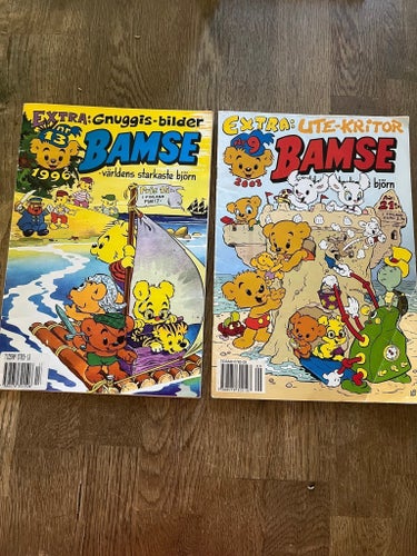 Bamse tidningar 1996 och 2003