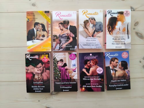 Harlequin Romantik 2 i 1, 8 st