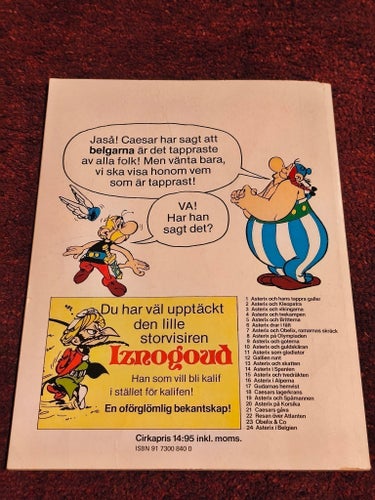Asterix i Belgien av Goscinny, 1979