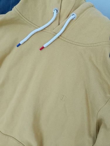 LES DEUX gul hoodie, storlek M