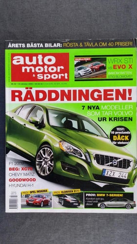 Auto motor & sport nr 22 2008: BMW 730d, Subaru WRX STI, Mitsubishi Lancer Evo