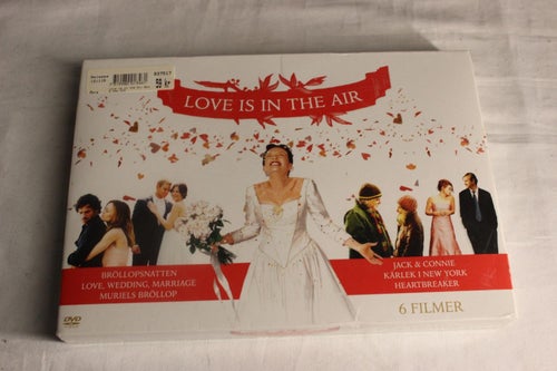 DVD-box: Love is in the air Box (6 Filmer) (NY, INPLASTAD!)