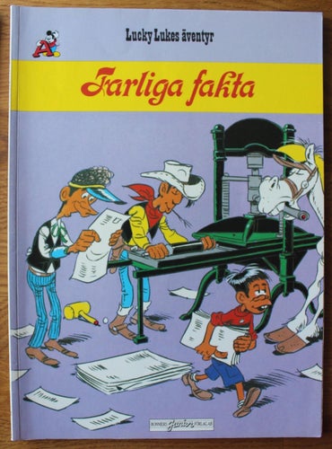 LUCKY LUKE NR 52 Farliga fakta 1985 1:a uppl