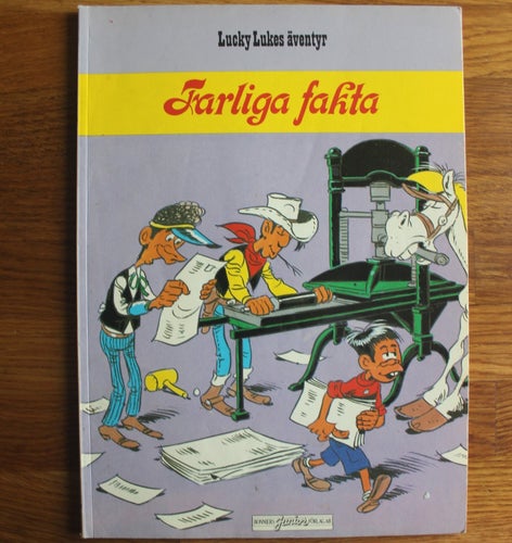 LUCKY LUKE NR 52 Farliga fakta 1985 1:a uppl