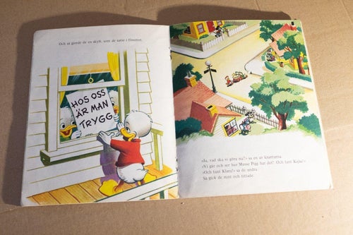 Knattarna lever farligt - walt disney - stjärnböcker - 1971 kalle anka