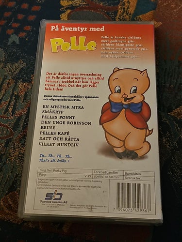 På Äventyr Med Pelle VHS Svenskt Tal