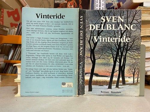 Vinteride av Sven Delblanc. bok, Very Good plus