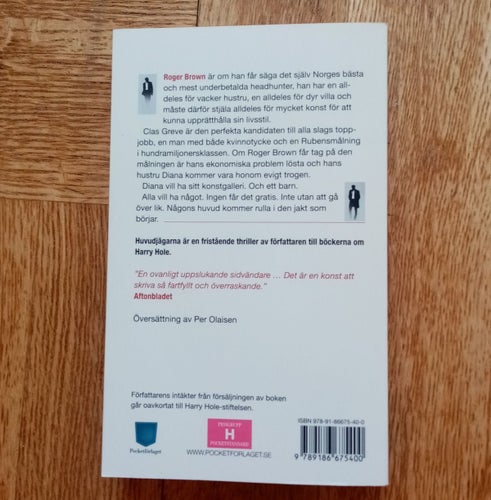 Huvudjägarna (Jo Nesbö - Pocketförlaget) Pocket - Bok