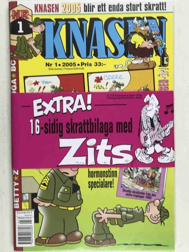 Knasen - 2005:1 Oläst! Med banderoll