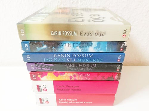 Karin Fossum 7st Ljudböcker 49CD Torsten Wahlund Lil Terselius