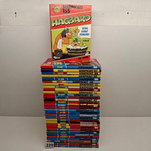 Seriepocket x33 Seriepaket Helgonet, Agent X9, Stålmannen, Se bilder