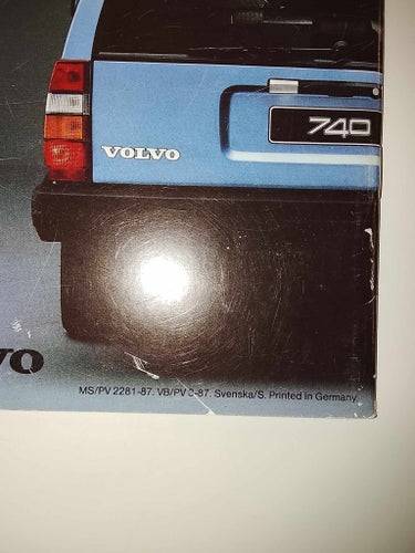 Broschyr Volvo 740