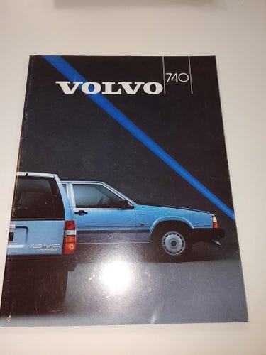 Broschyr Volvo 740