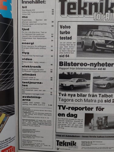 Teknik för Alla, Nr 11, 1980