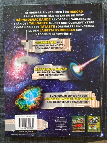 Rymdrekord av Pagina Förlag, 2019