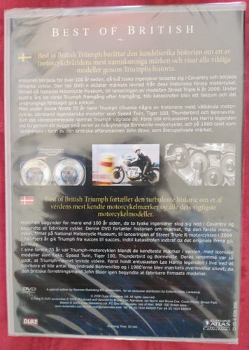 Best of British Triumph DVD > NY, inplastad