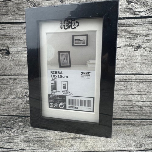 IKEA Ribba Ram 10x15cm Svart