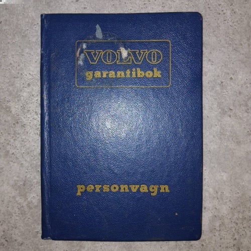 Volvo Garantibok Personvagn