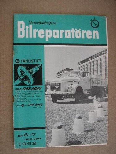 Motortidskriften BILREPARATÖREN 1962 Nr. 6 - 7